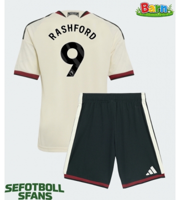 Manchester United Marcus Rashford #9 Tredjeställ Barn 2026-27 Kortärmad (+ Korta byxor)